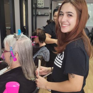 Cosmetology Student